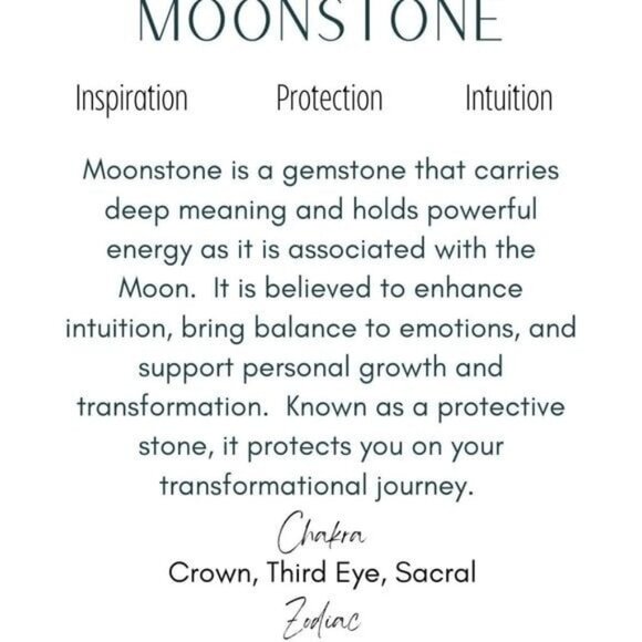 Lovely Rainbow Moonstone Threader Earrings Gemstone Dangle Earring June Birthday - Picture 11 of 12